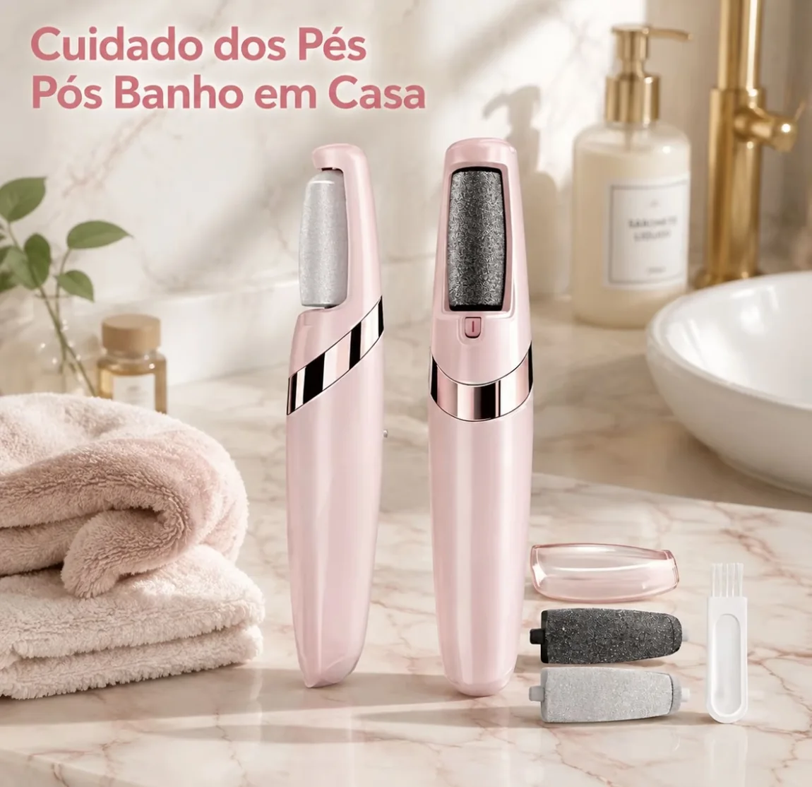Lixador e acessórios no banheiro